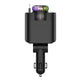 5-in-1 Starlight Car Charger Fast Charging USB Car Adapter with Ambient Light