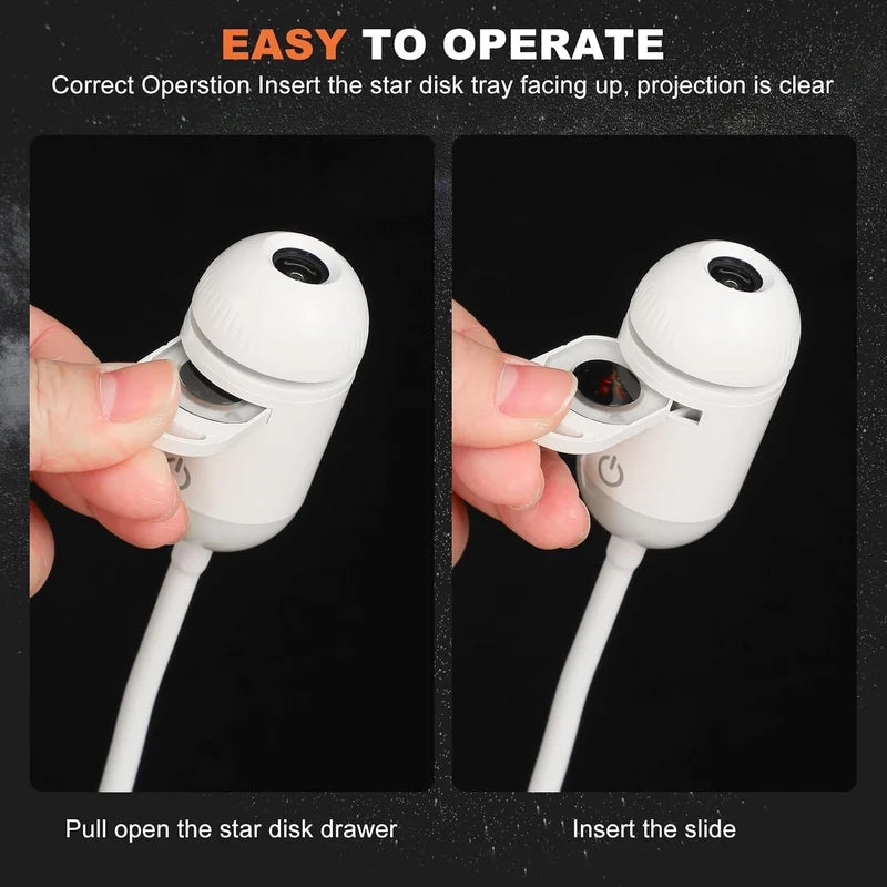 Portable Projector Night Light – Includes 6 Attachments