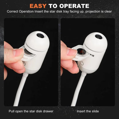 Portable Projector Night Light – Includes 6 Attachments