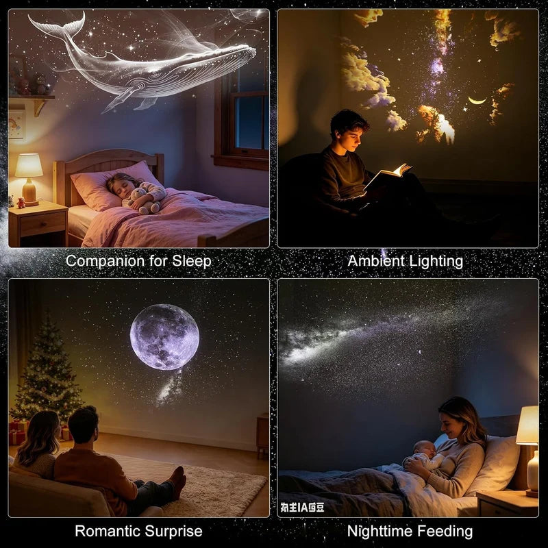 Portable Projector Night Light – Includes 6 Attachments