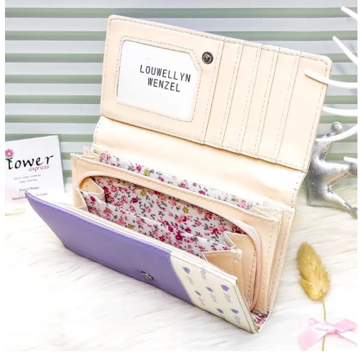 Women's Trifold Wallet Clutch with Card Slots – product photo