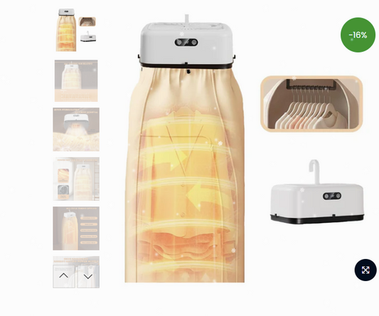 AM-400 Foldable Electric Clothes Dryer – product photo