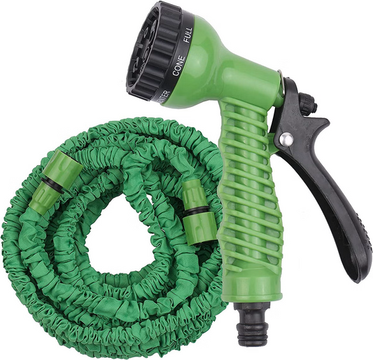 Expandable Garden Hose with Adjustable Spray – product photo
