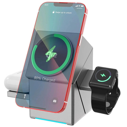 3-in-1 Magnetic Wireless Charging Station – product photo