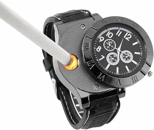Men's USB Rechargeable Lighter Watch – product photo
