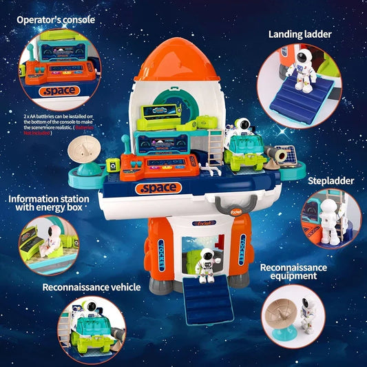 Kids Rocket Space Shuttle & Astronaut Playset – product photo